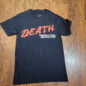 D.E.A.T.H. play on D.A.R.E. shirt